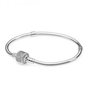 Authentic Pandora Sterling Bracelet Charms Clips